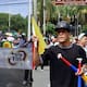 Así avanza la marcha por el Día del Trabajo en Bogotá, Medellín y otras ciudades
