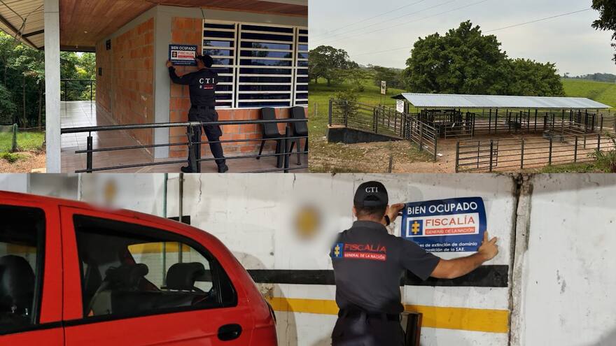 Fiscalía ocupa 45 bienes por $70 mil millones a narco extraditado a EE. UU.