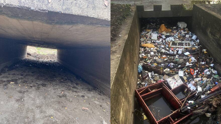 La limpieza del Canal de Bicentenario, en Cartagena, duró muy poco