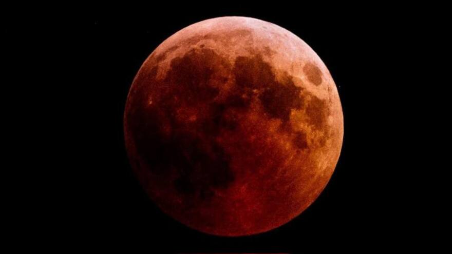 La Luna se tornará roja en el eclipse total de esta noche de domingo