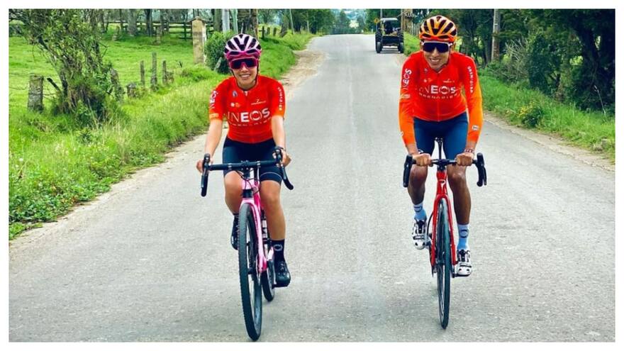 Egan Bernal: Egan Bernal volvió a montar en bicicleta