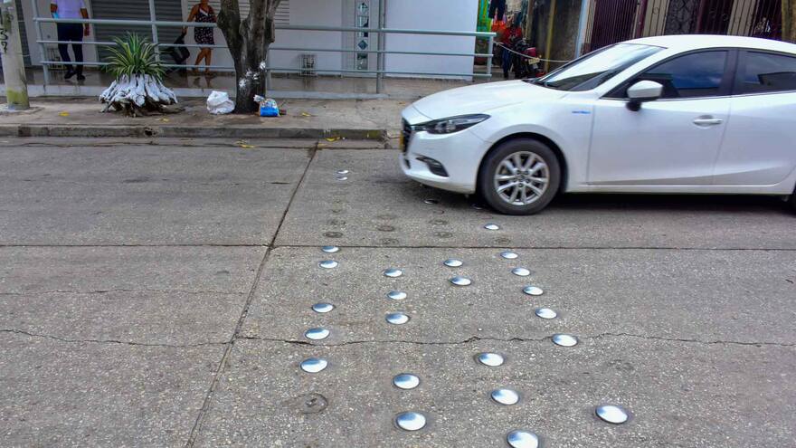 Alerta por los robos de reductores de velocidad en B/quilla