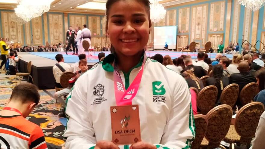 Shanee Torres, bronce en Open de karate en EEUU