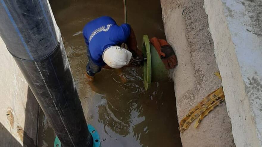 Triple A suspende servicio de agua en varios sectores de Barranquilla y Puerto Colombia por reparación de una fuga