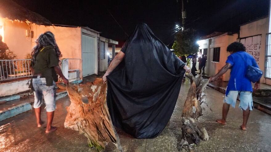 El animero y los espantos recorrieron las calles de Sincé, en Sucre