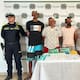 Cuatro capturados y 350 gramos de droga incautados durante operativo policial en Campo de la Cruz