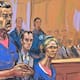 Los retratos de Nicolás Maduro y Cilia Flores durante su primera comparecencia en Nueva York