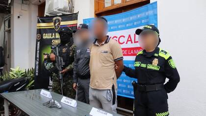 Envían a prisión a presunto jefe de sicarios del Clan del Golfo en Montería