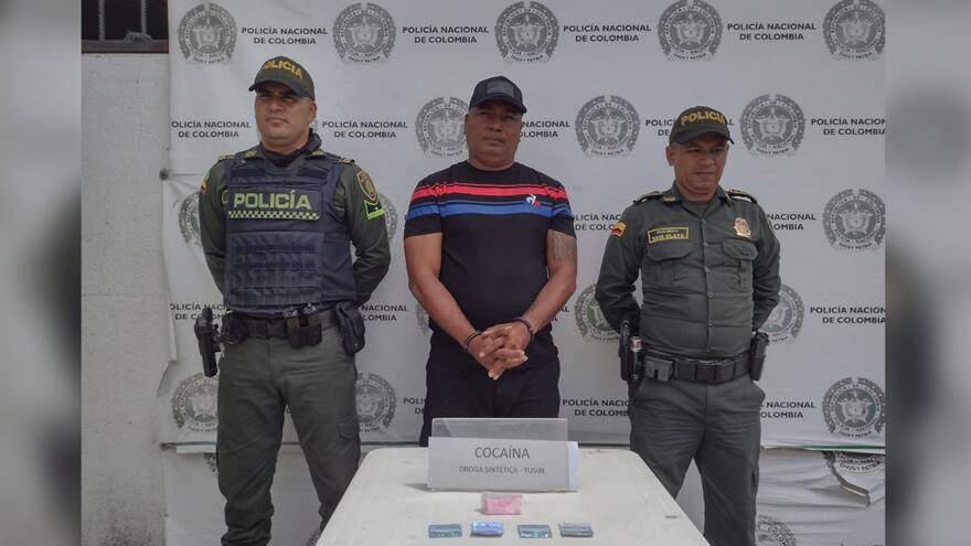 Magdalena: capturan a hombre que portaba droga sintética en Santa Marta