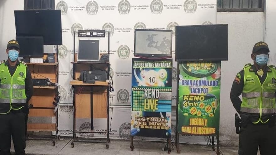 Policía intervino 26 establecimientos de juegos de azar en Santa Marta