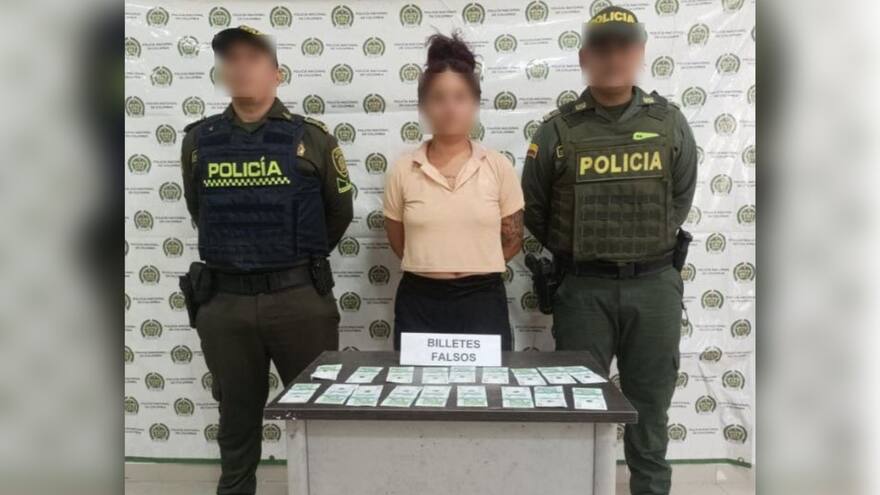 Capturan a una mujer en Pelaya, Cesar, por comprar con billetes falsos