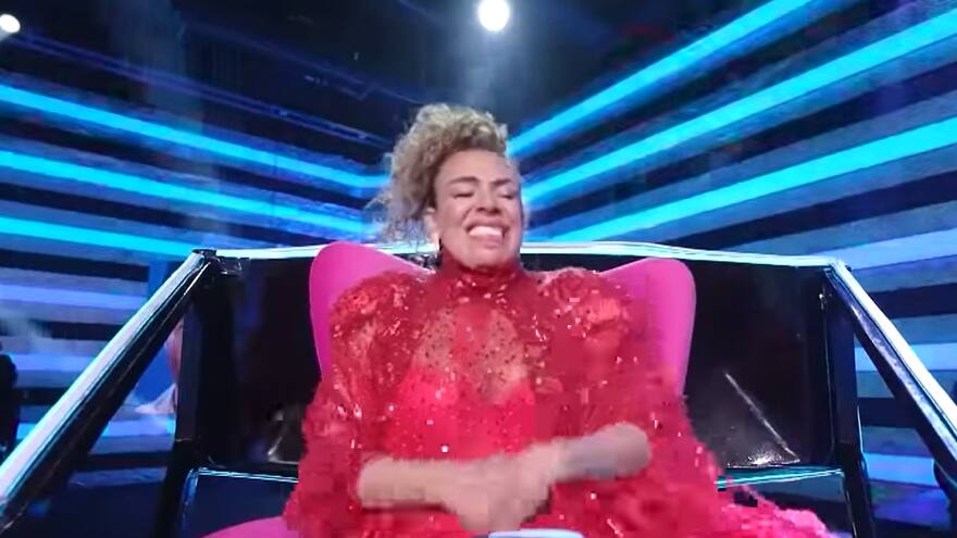 La descarga, de Caracol: Maia se dio fuerte golpe durante el programa, durante presentación de Mr Steve