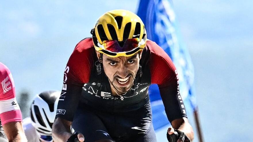 Daniel Martínez quedó de segundo en la general del Giro de Italia