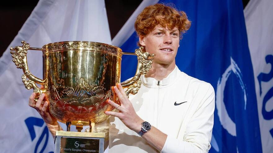 Sinner gana a Medvedev y se queda con el Abierto de China