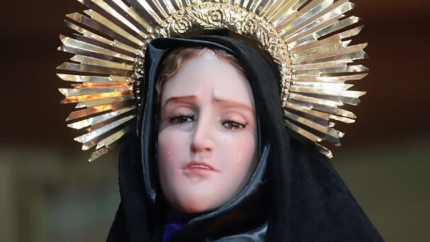 La Virgen de los Dolores de San Mateo Atenco que “llora”: esto fue lo que la iglesia dijo al respecto