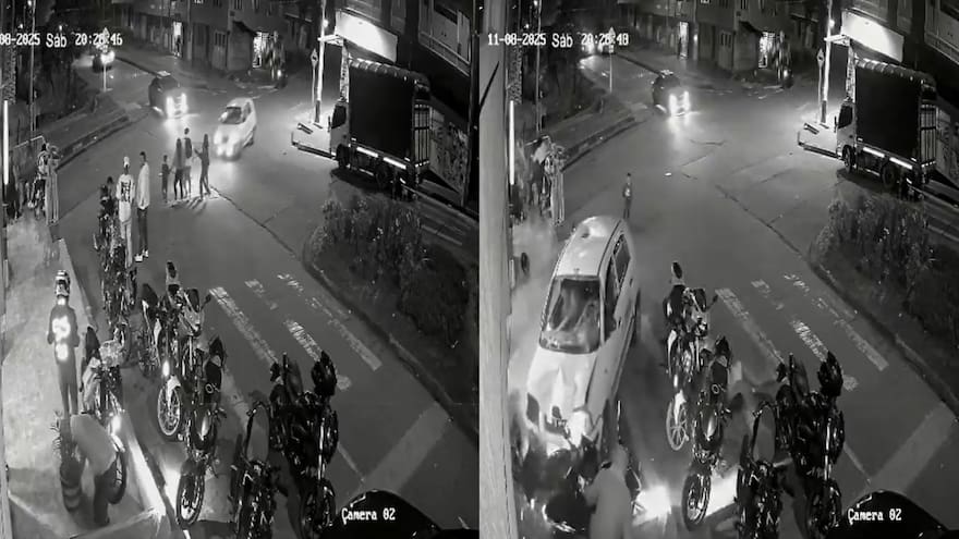 Video: así fue el momento exacto en el que un taxista ebrio arrolló a 11 personas en San Cristóbal