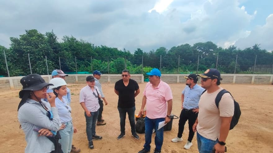 Construcción del parque Sacúdete en Polonuevo avanza en un 65%