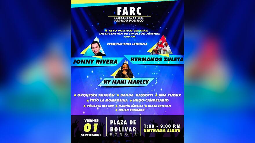 Nunca estuvo en la agenda de los Zuleta concierto de las Farc: Mánager