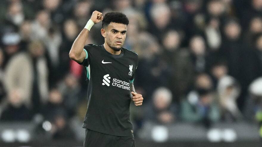 El guajiro Luis Díaz abrió la goleada del Liverpool en la Premier