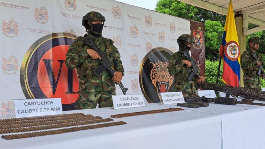 Córdoba: hallan depósito ilegal de armas en Tierralta