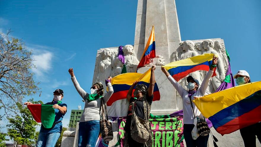 Barranquilla protesta pacíficamente con arte y cultura
