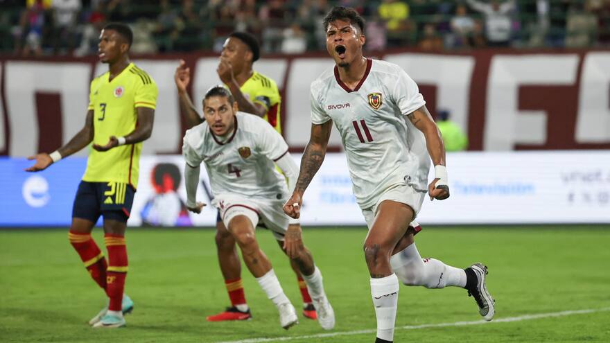 Colombia 0, Venezuela 1: los ‘vinotinto’ sueñan con la clasificación