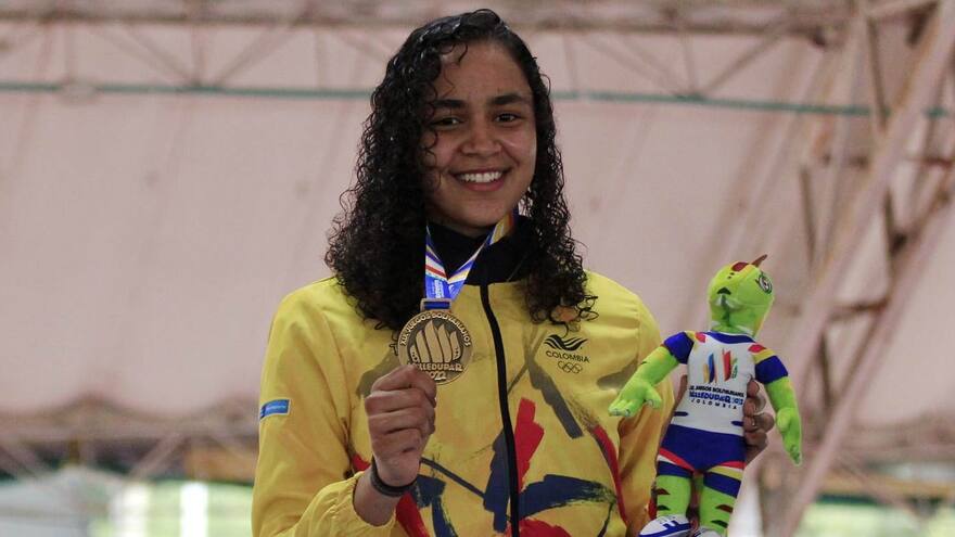María Jaramillo logra primera medalla de oro para Colombia en Valledupar-2022