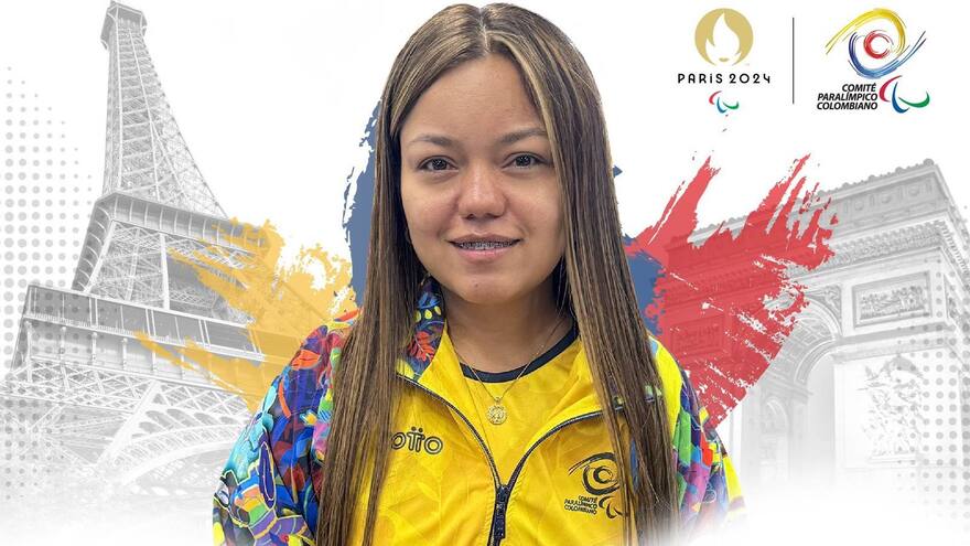 Leidy Chica conquista una histórica medalla de bronce para Colombia en los Juegos Paralímpicos