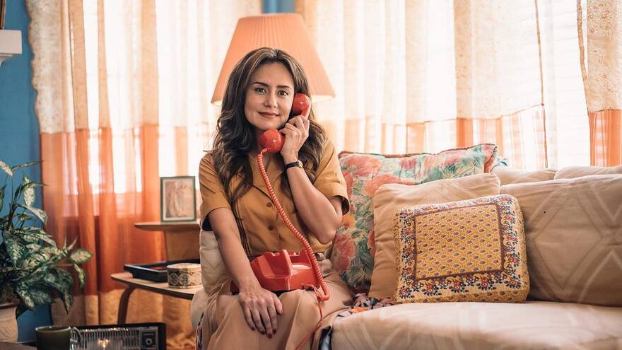 Ella es Bibiana Navas, la mamá de Francisca Estévez, quien también es actriz