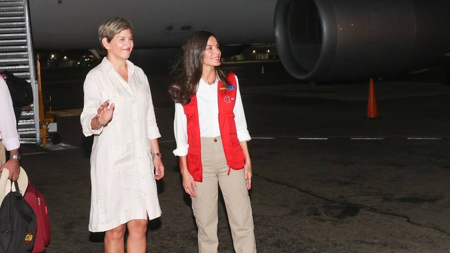 Reina Letizia de España llegó a Cartagena a revisar proyectos de cooperación