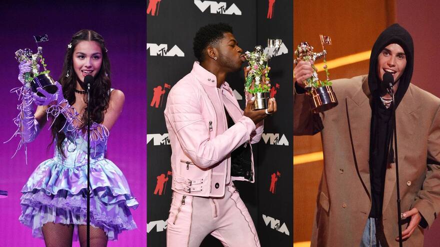 Olivia Rodrigo supera a Justin Bieber en los premios MTV VMA