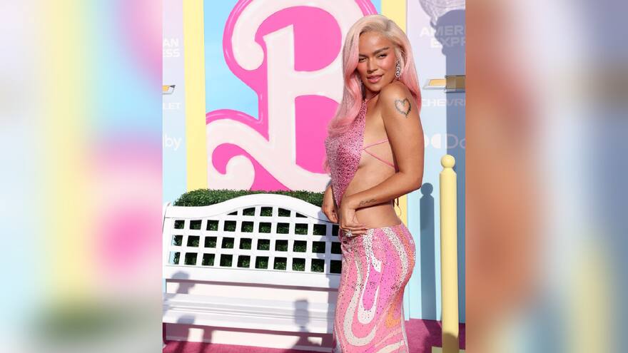 Karol G deslumbró al público en la premiere de Barbie
