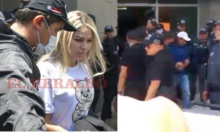 Nicolás Petro y Day Vásquez salieron fuertemente custodiados rumbo a Bogotá