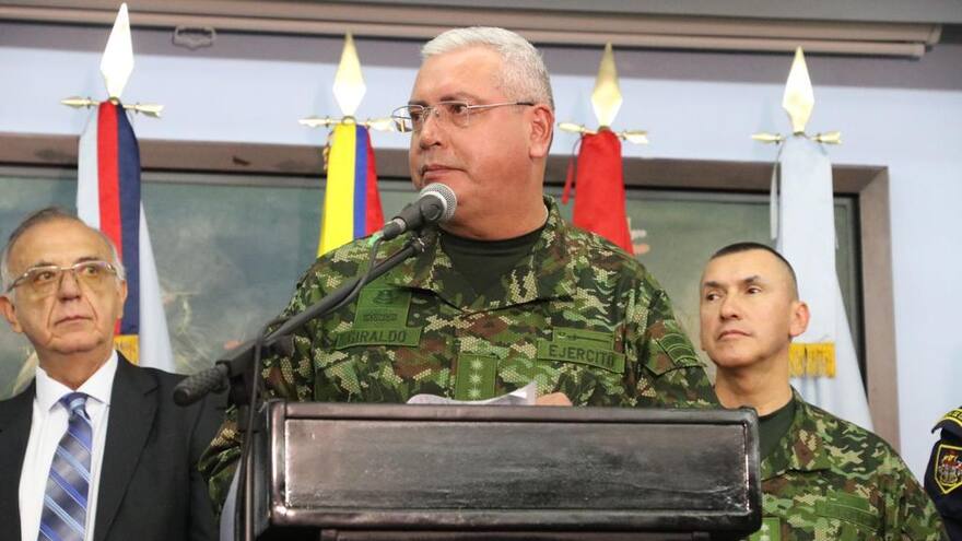 Helder Giraldo, comandante de las Fuerzas Militares, habló de los pilares de la seguridad humana