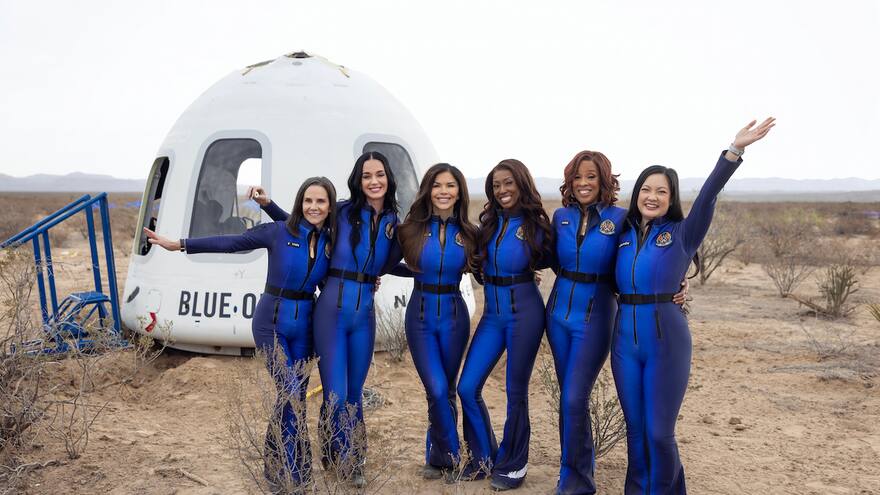 De Amy Schumer a Olivia Wilde, críticas en Hollywood al viaje espacial Blue Origin