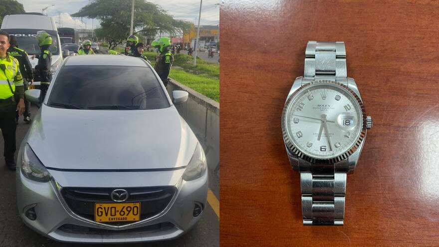 Atraco en edificio Torres Dilugano se llevaron reloj rolex y un mazda 2