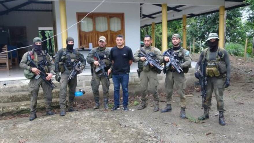 Video de la captura de Atilio, primo de Otoniel, del Clan del Golfo