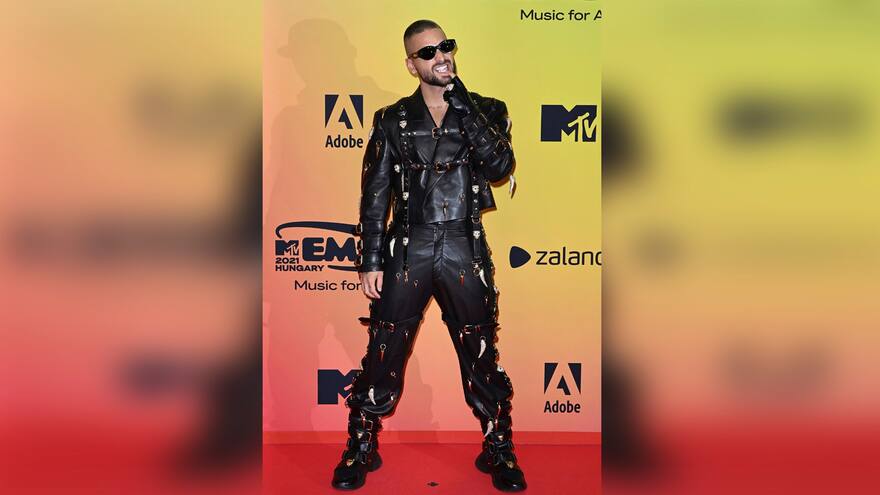 'Medellín ya no es Pablo Escobar', celebra Maluma al recoger su EMA de MTV