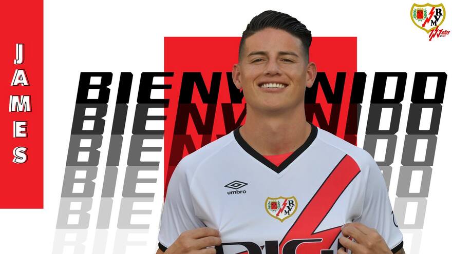 James Rodríguez es nuevo jugador del Rayo Vallecano de España