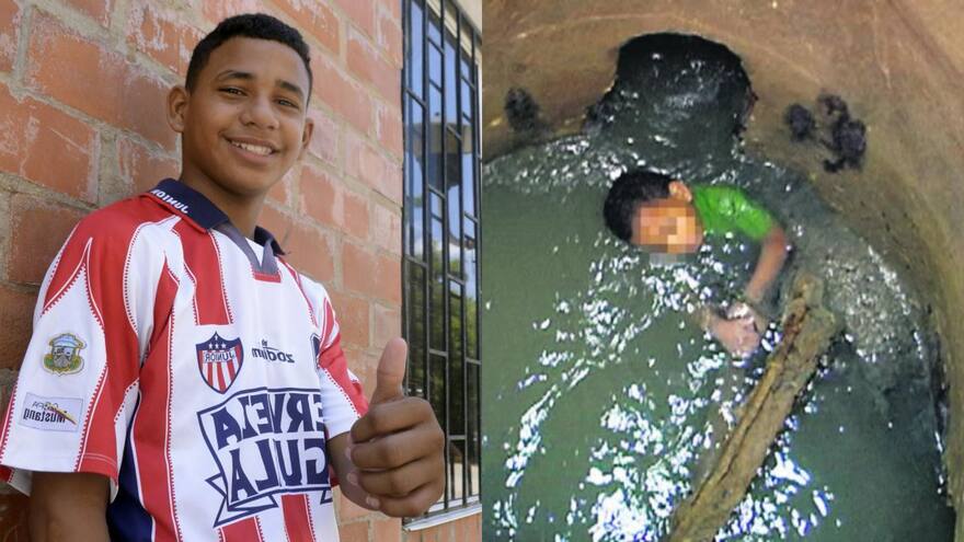 Jeanpier, el menor que sobrevivió 20 horas en el fondo de una alcantarilla
