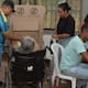 A sus 82 años, Petrona, una mujer mocaná, que todavía asiste a las urnas