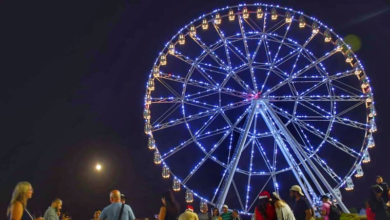 Barranquilla encendió el alumbrado navideño en el Gran Malecón