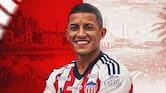 Junior oficializa la contratación de Cristian Barrios y lo llevará al banco ante Tolima