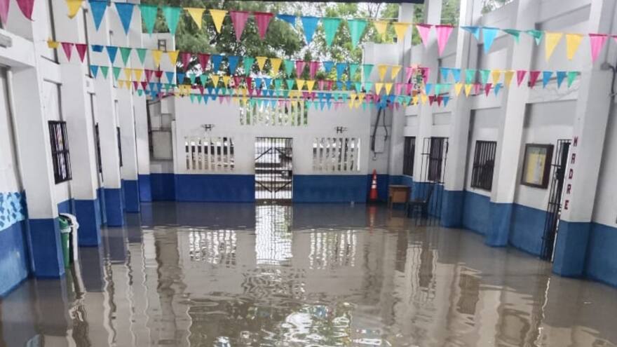 En Palmar de Varela solicitan apoyo por inundaciones en infraestructura educativa