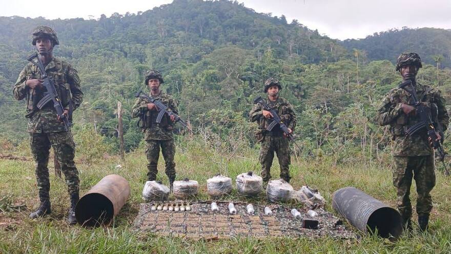 Ejército incauta material de guerra del Clan del Golfo en el sur de Bolívar