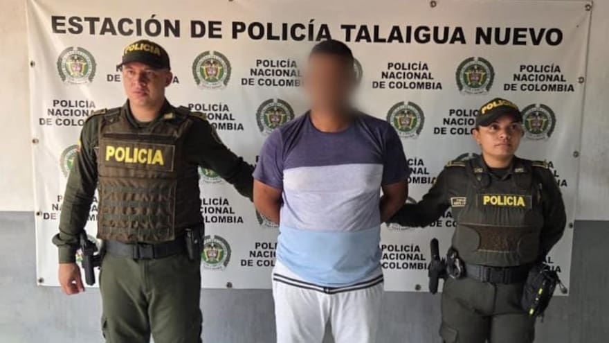 En Talaigua Nuevo, Bolívar, capturaron a un hombre que tenía circular azul por acceso carnal violento