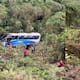 Cayó bus de Copetran a un abismo entre Bucaramanga y Arauca: una persona muerta y varias heridas
