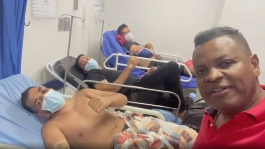 Omar Geles narró cómo sus músicos fueron expulsados del bus tras accidente