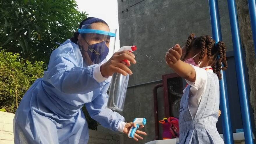 Arrancó piloto de clases presenciales en colegios públicos de Cartagena