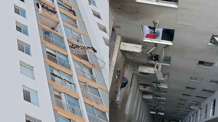 Fuerte explosión en edificio de Cartagena deja varios lesionados